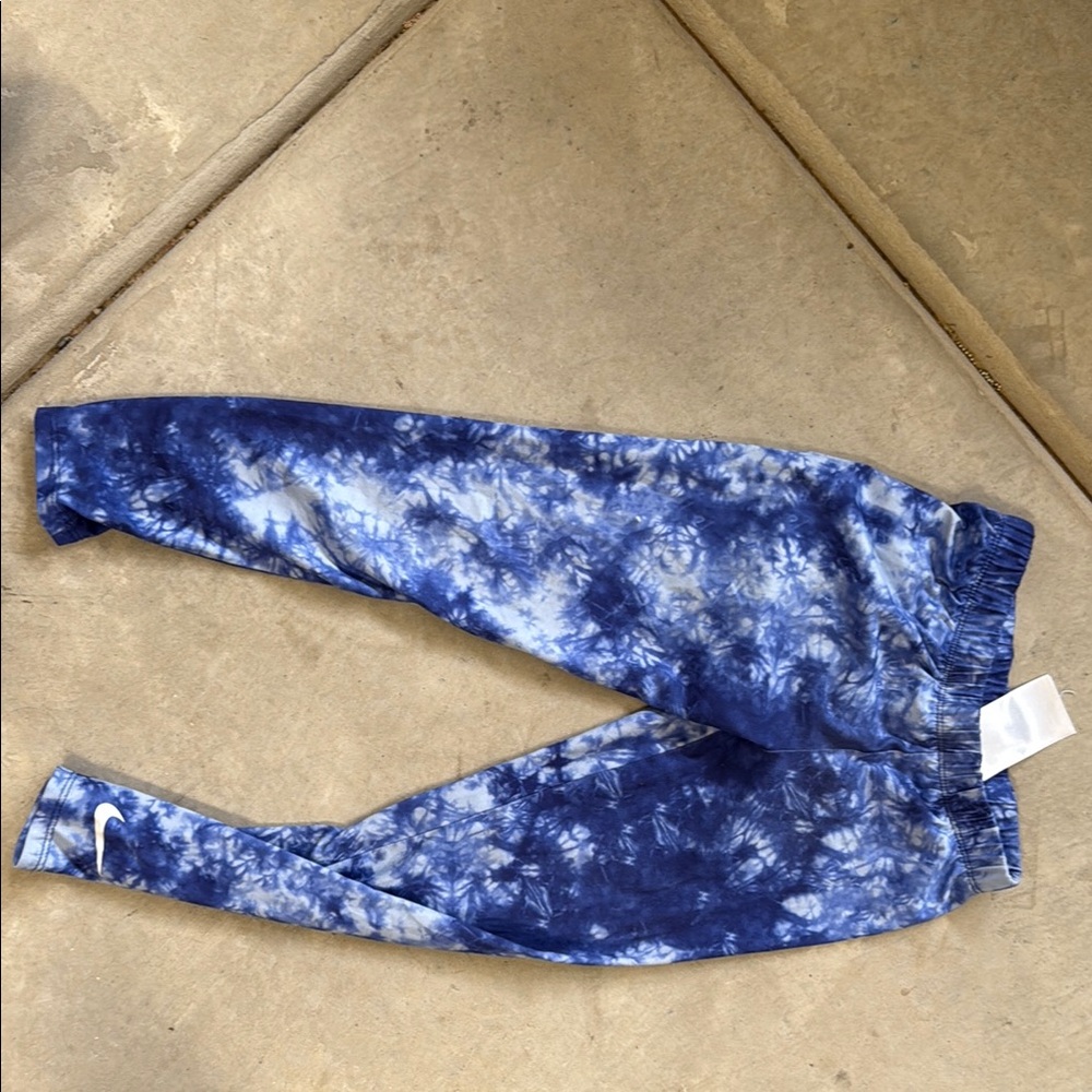 Nike Blue Tie-Dye Joggers Sweatpants